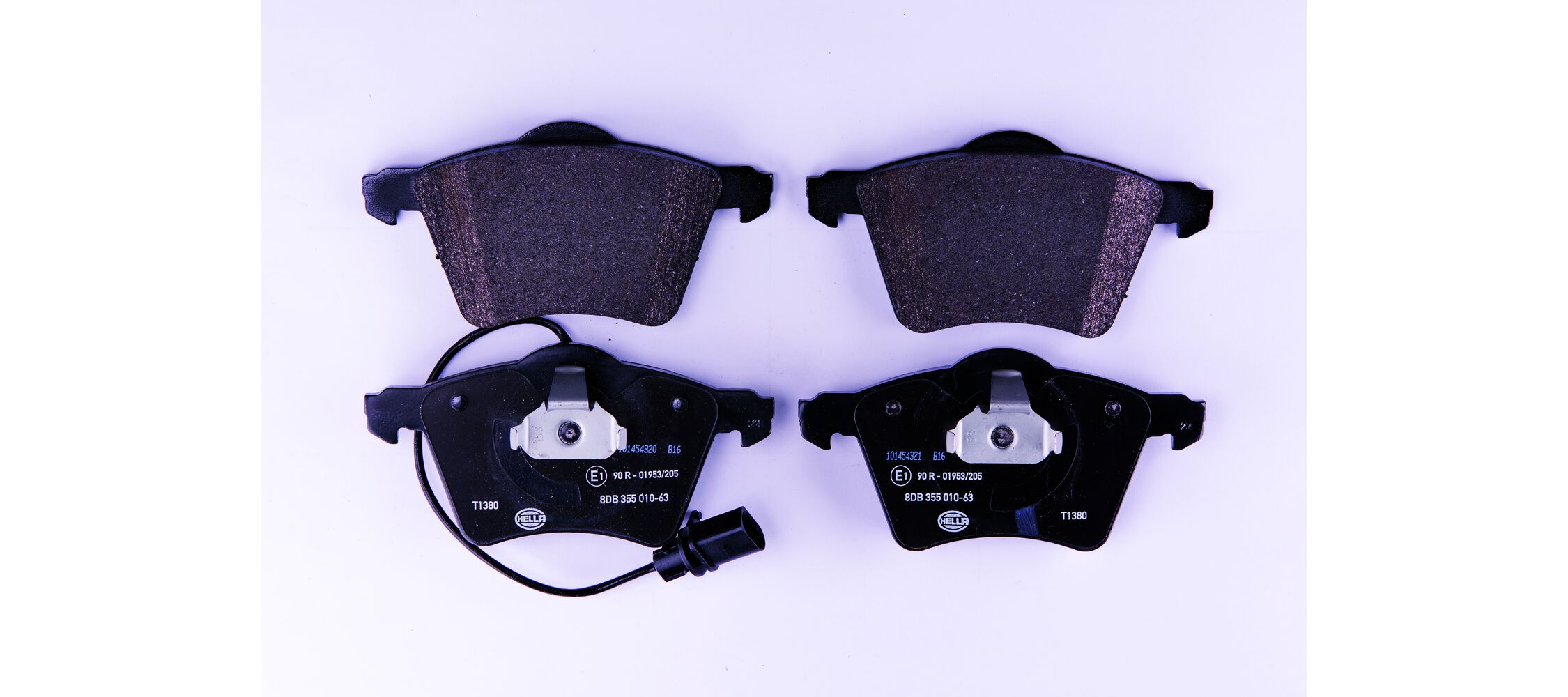 Brake Pad Set, disc brake - 8DB 355 010-631 HELLA
