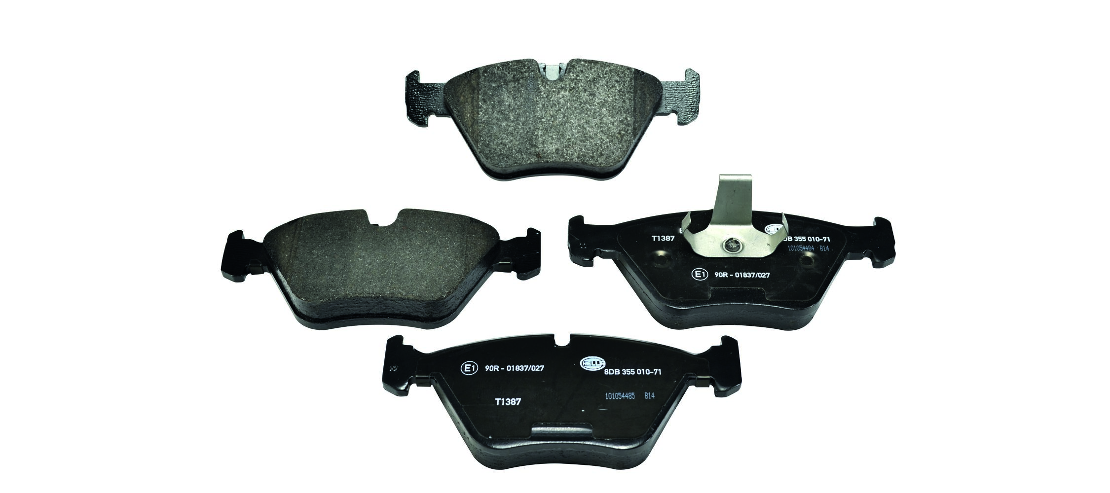 Kit pastiglie freno, Freno a disco - 8DB 355 010-711 HELLA