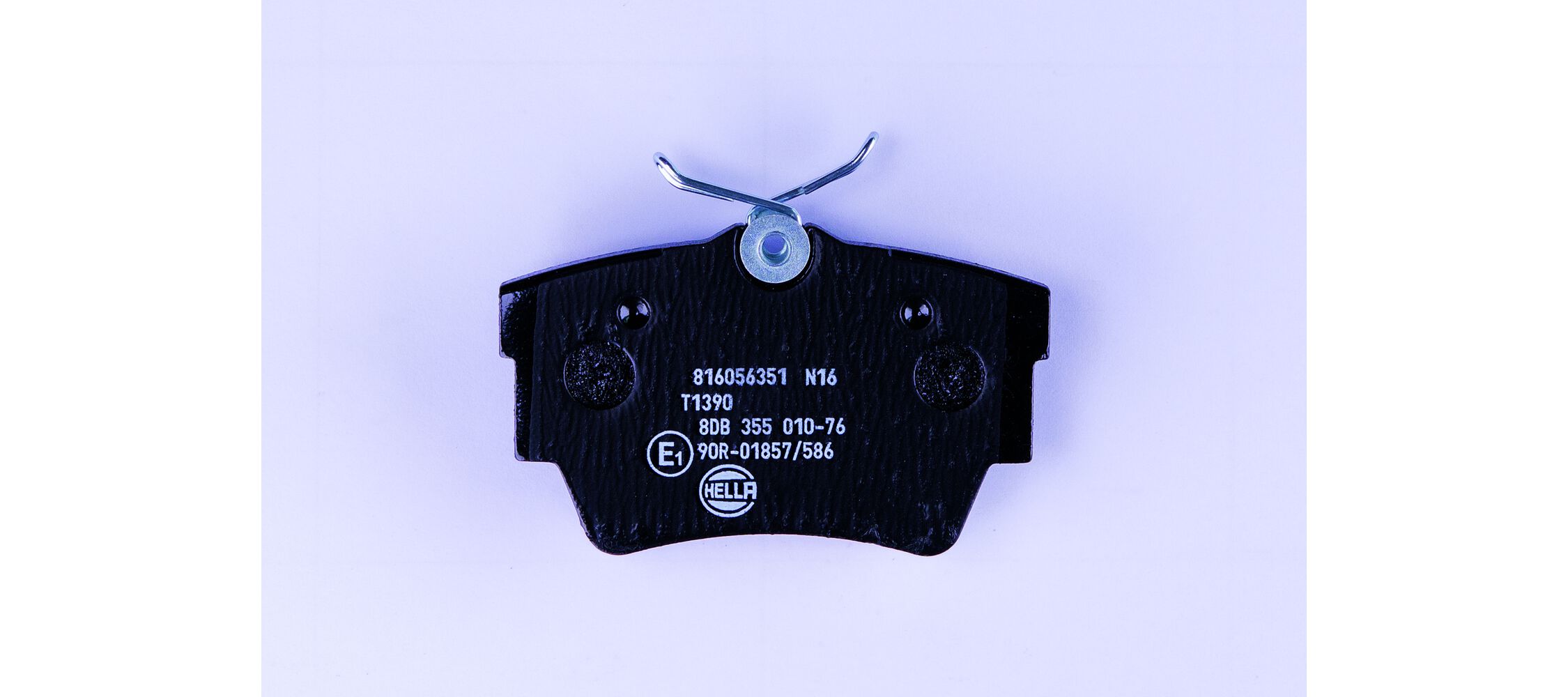 Brake Pad Set, disc brake - 8DB 355 010-761 HELLA