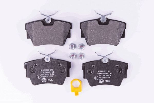 Brake Pad Set, disc brake - 8DB 355 010-761 HELLA