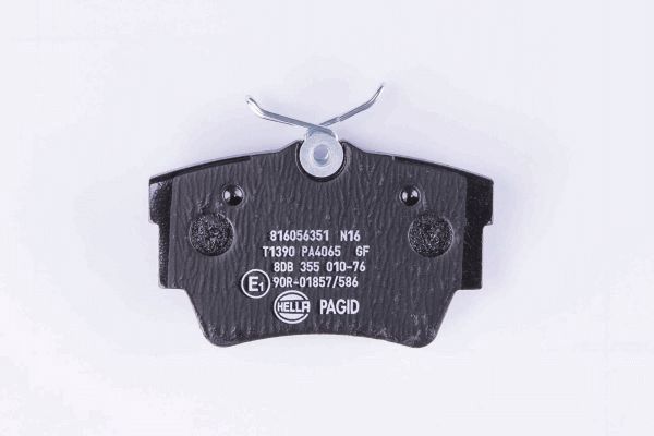 Brake Pad Set, disc brake - 8DB 355 010-761 HELLA