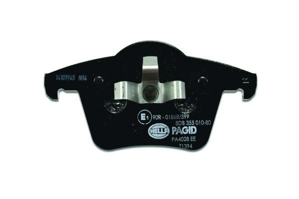 Brake Pad Set, disc brake - 8DB 355 010-801 HELLA