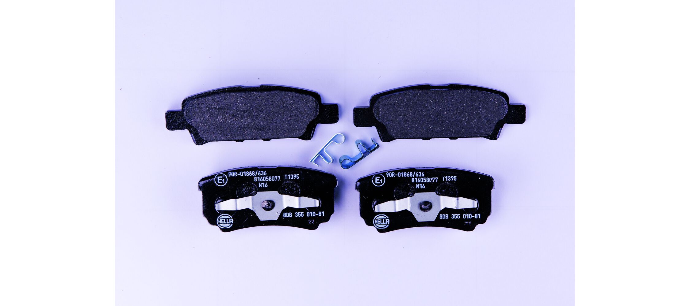 Bremsbelagsatz, Scheibenbremse - 8DB 355 010-811 HELLA