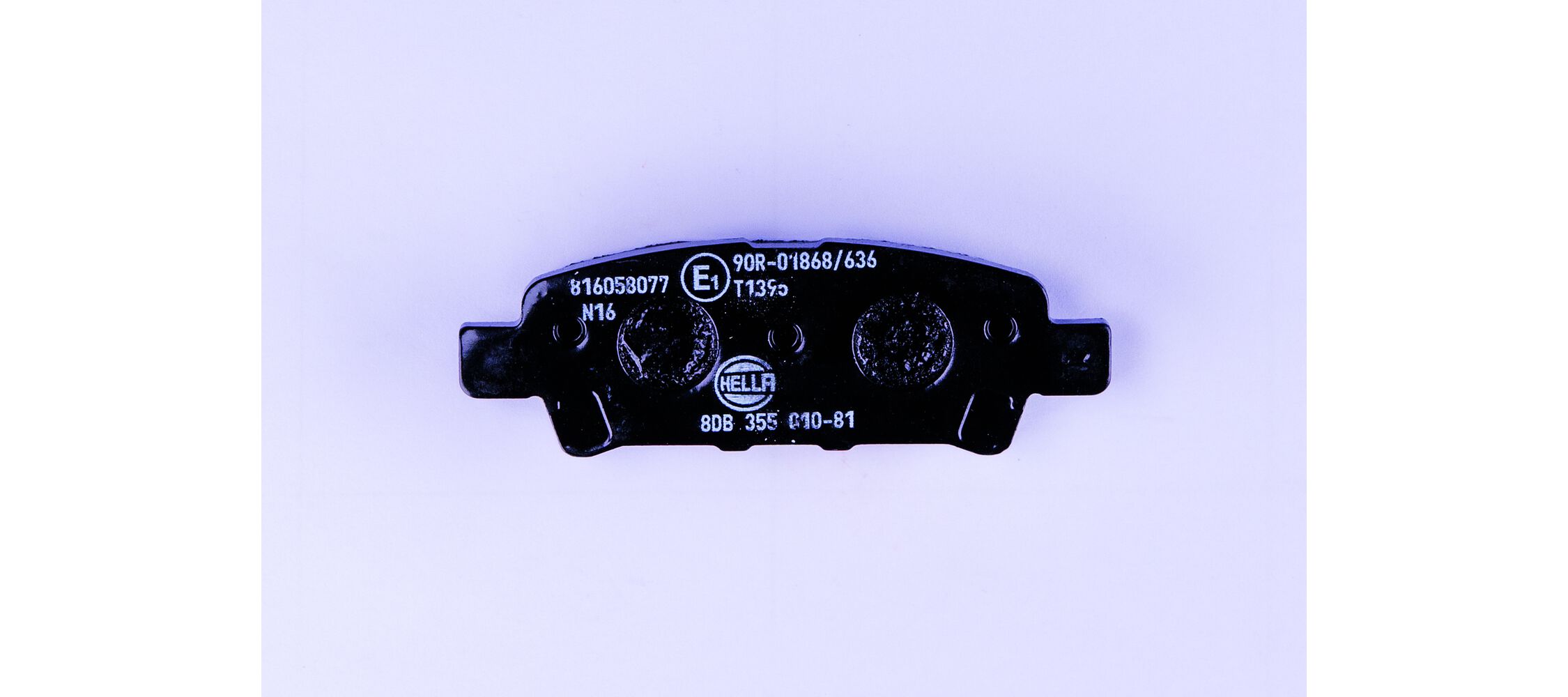 Brake Pad Set, disc brake - 8DB 355 010-811 HELLA