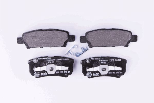 Brake Pad Set, disc brake - 8DB 355 010-811 HELLA