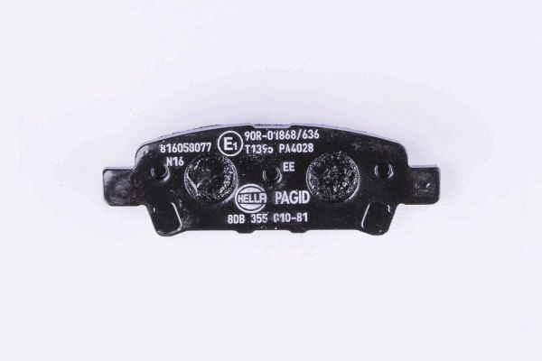 Brake Pad Set, disc brake - 8DB 355 010-811 HELLA