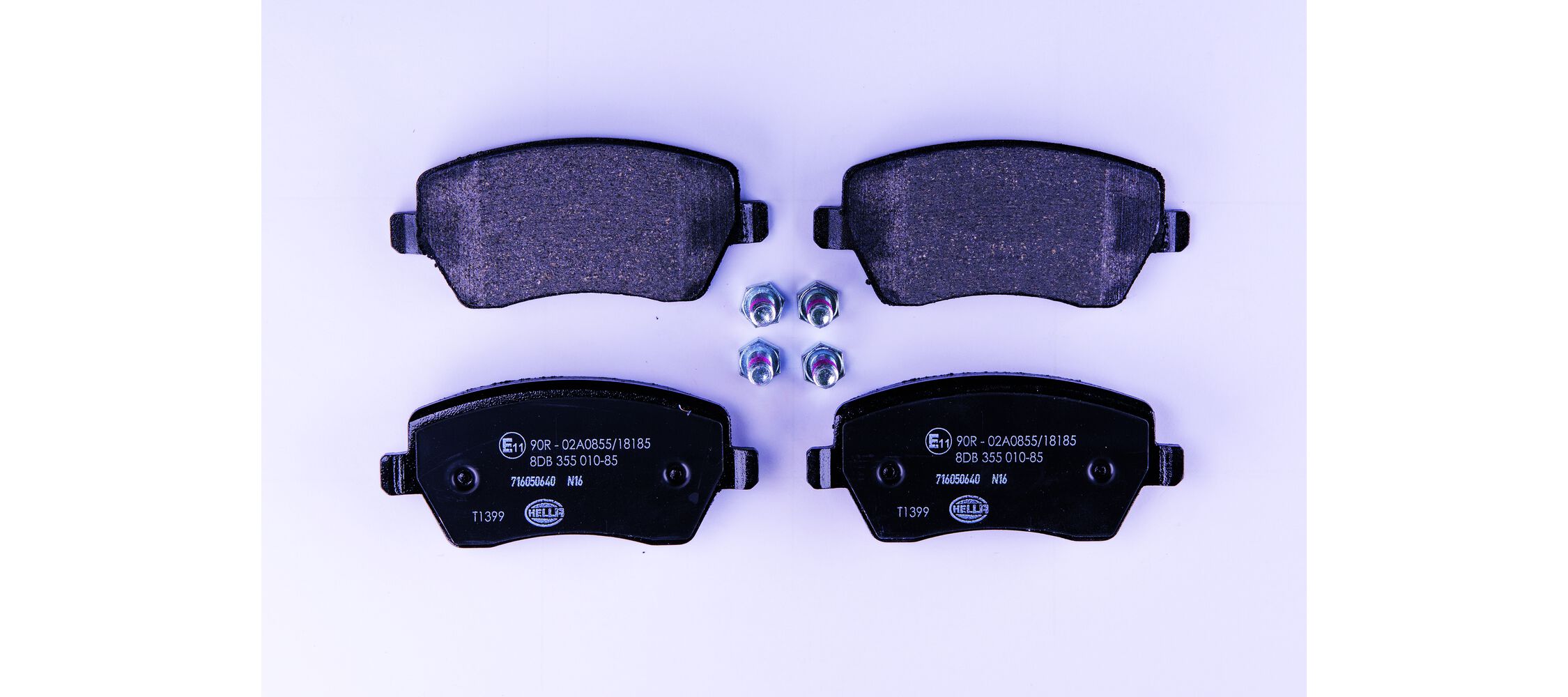 Kit pastiglie freno, Freno a disco - 8DB 355 010-851 HELLA