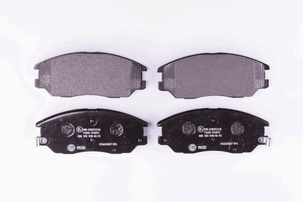 Kit pastiglie freno, Freno a disco - 8DB 355 010-861 HELLA