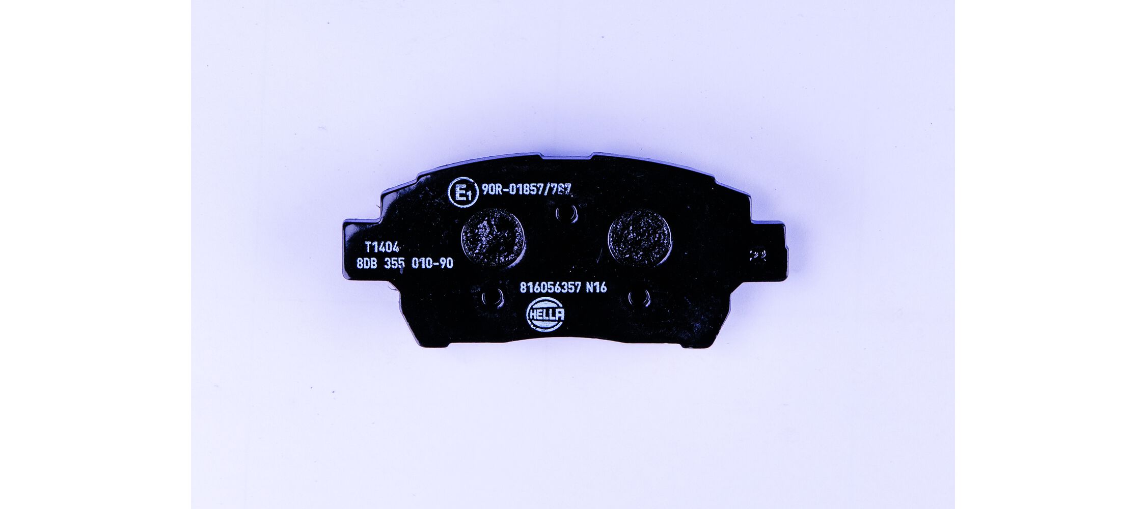 Brake Pad Set, disc brake - 8DB 355 010-901 HELLA
