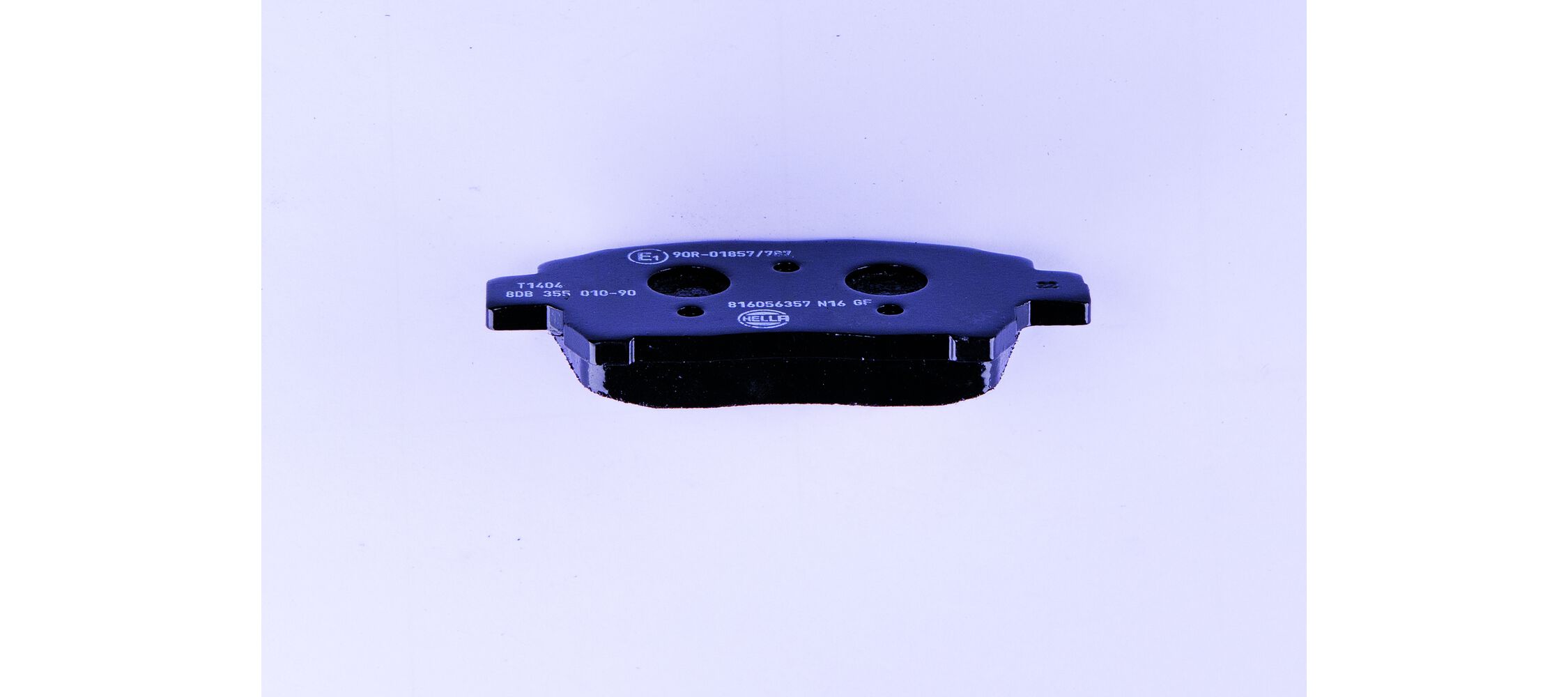 Brake Pad Set, disc brake - 8DB 355 010-901 HELLA