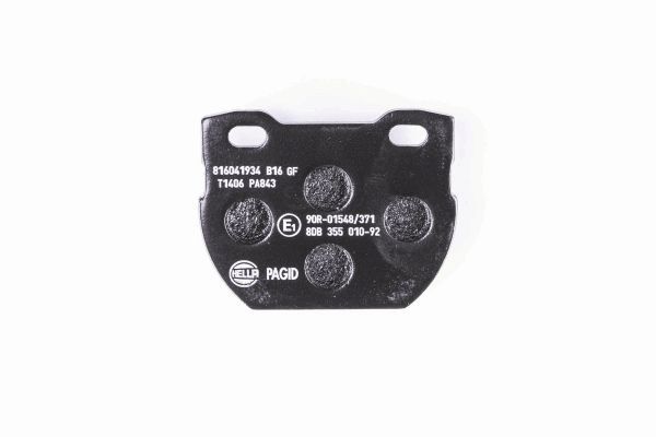 Brake Pad Set, disc brake - 8DB 355 010-921 HELLA