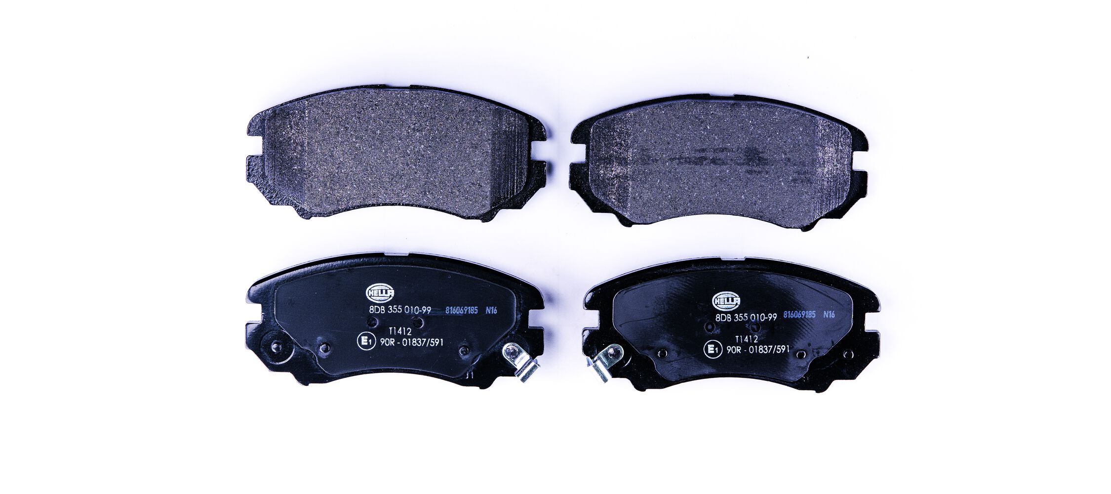 Kit pastiglie freno, Freno a disco - 8DB 355 010-991 HELLA
