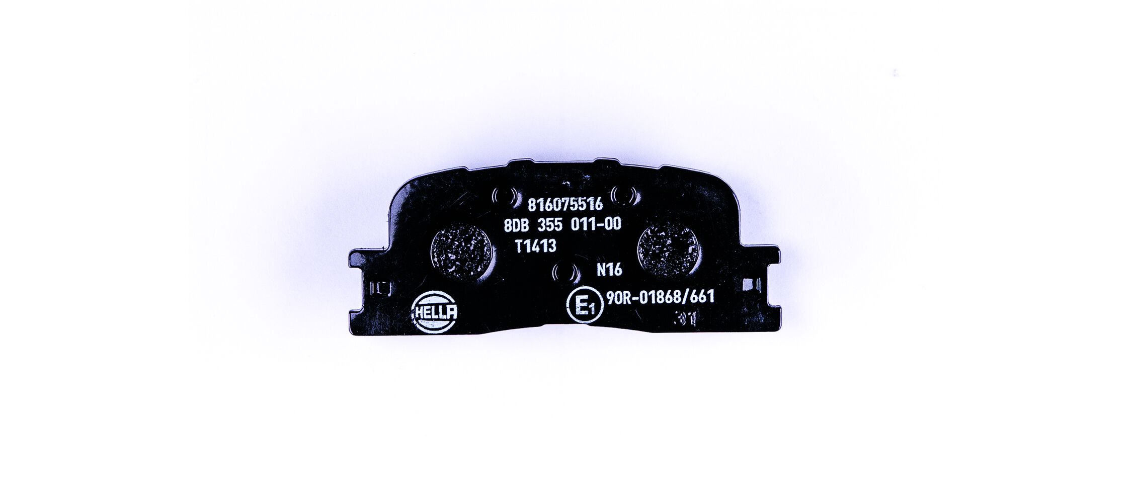 Brake Pad Set, disc brake - 8DB 355 011-001 HELLA