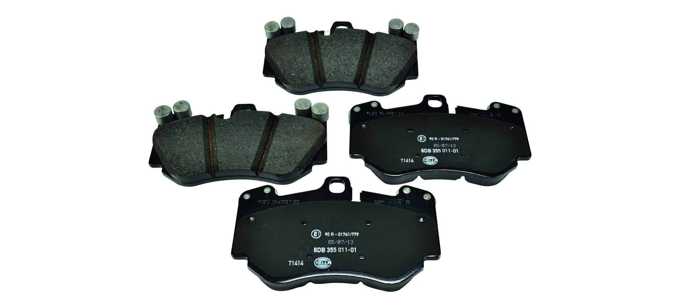 Brake Pad Set, disc brake - 8DB 355 011-011 HELLA