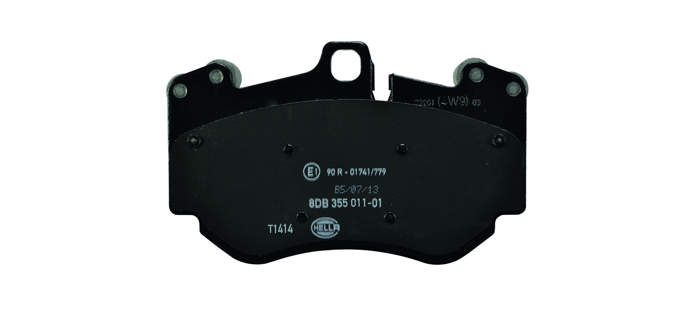 Brake Pad Set, disc brake - 8DB 355 011-011 HELLA