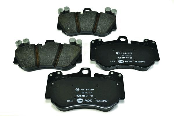 Brake Pad Set, disc brake - 8DB 355 011-011 HELLA