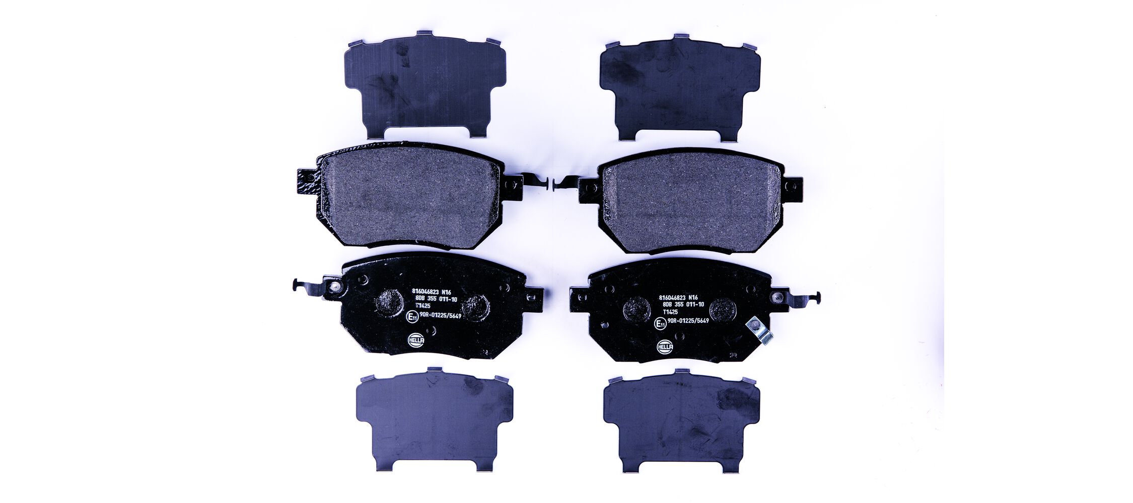 Kit pastiglie freno, Freno a disco - 8DB 355 011-101 HELLA
