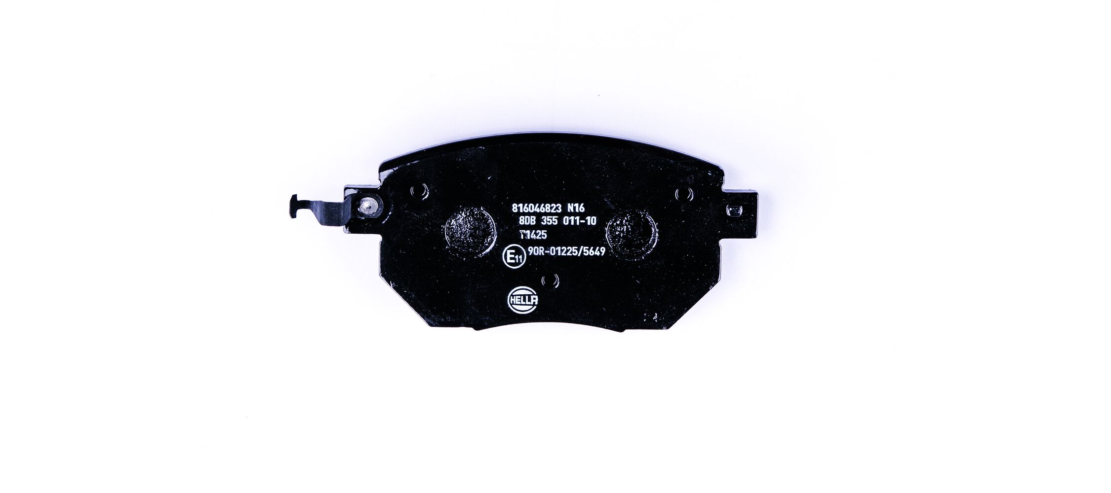 Brake Pad Set, disc brake - 8DB 355 011-101 HELLA