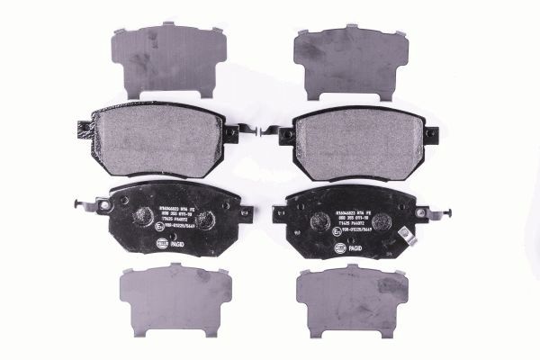 Brake Pad Set, disc brake - 8DB 355 011-101 HELLA