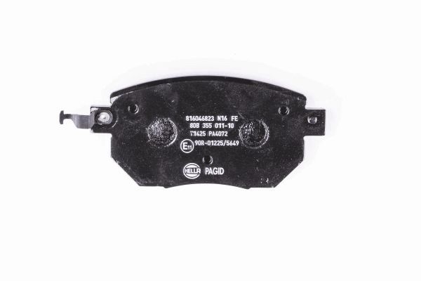 Brake Pad Set, disc brake - 8DB 355 011-101 HELLA