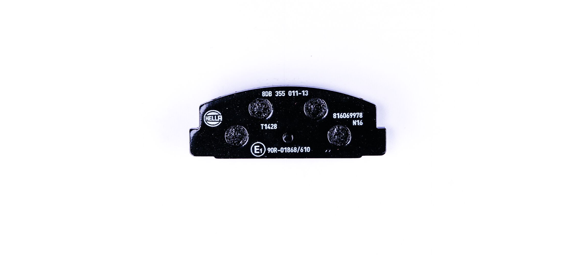 stabdžių trinkelių rinkinys, diskinis stabdys - 8DB 355 011-131 HELLA