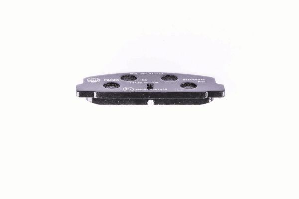 stabdžių trinkelių rinkinys, diskinis stabdys - 8DB 355 011-131 HELLA
