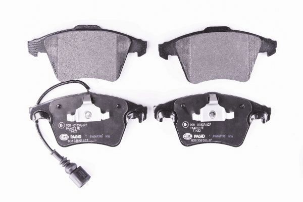 Brake Pad Set, disc brake - 8DB 355 011-171 HELLA