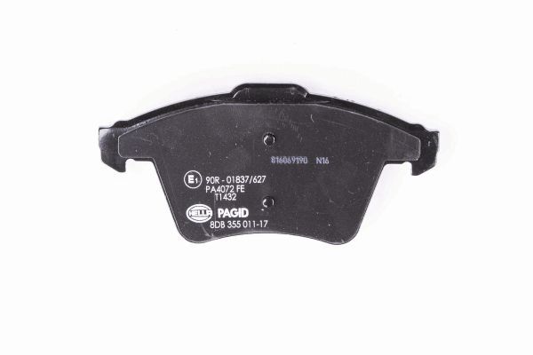 Brake Pad Set, disc brake - 8DB 355 011-171 HELLA