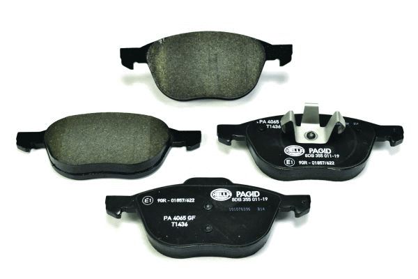 Brake Pad Set, disc brake - 8DB 355 011-191 HELLA