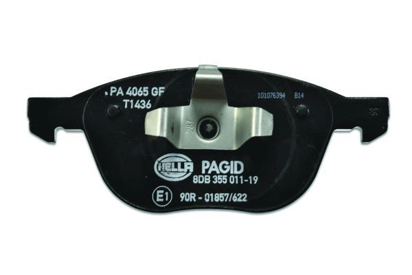 Brake Pad Set, disc brake - 8DB 355 011-191 HELLA