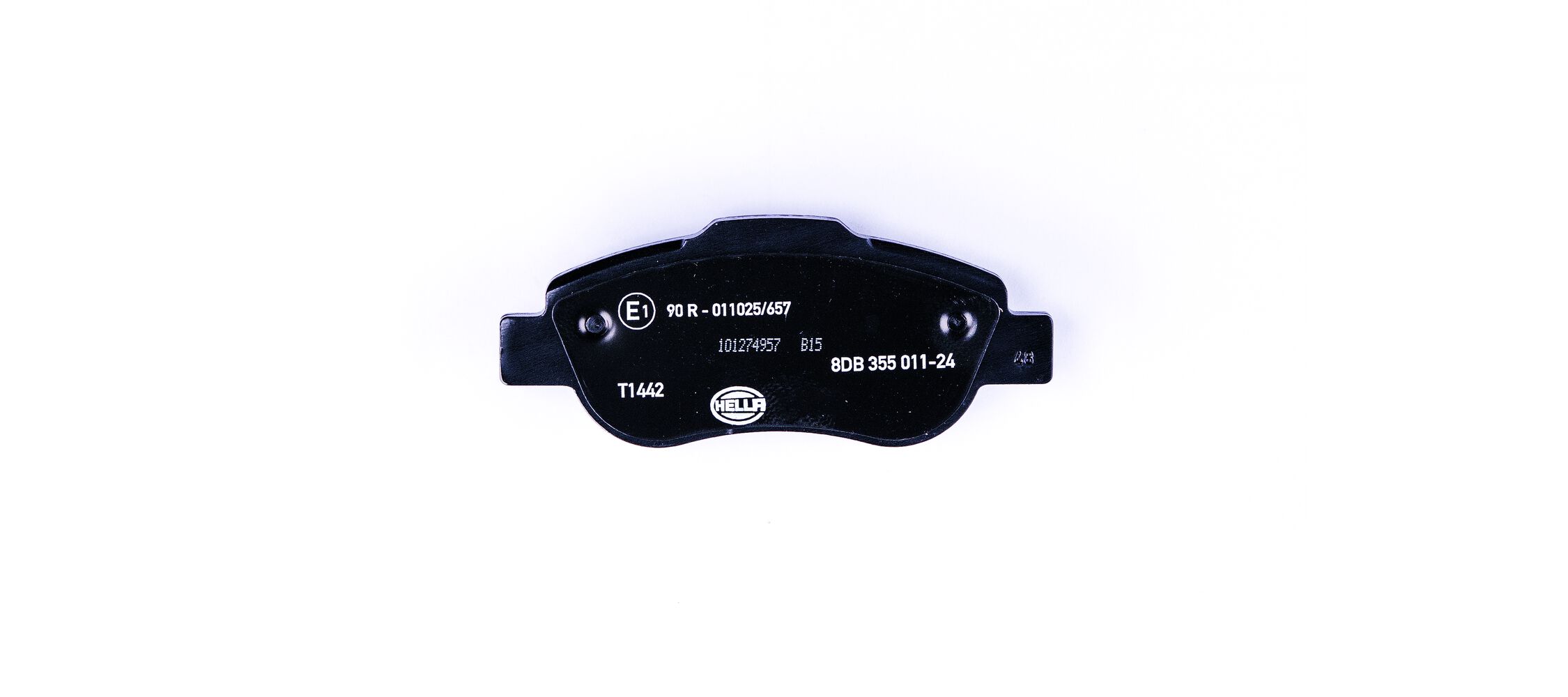 Brake Pad Set, disc brake - 8DB 355 011-241 HELLA
