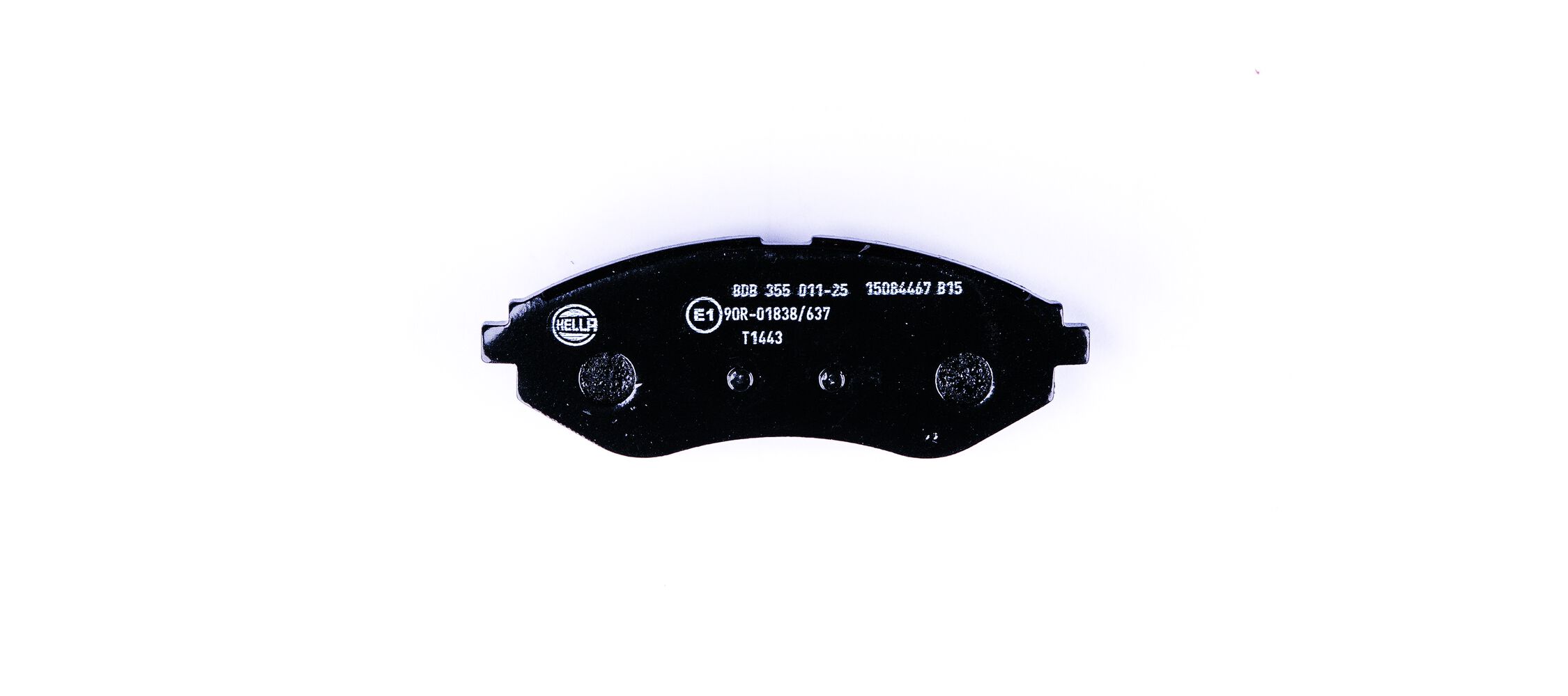 Brake Pad Set, disc brake - 8DB 355 011-251 HELLA