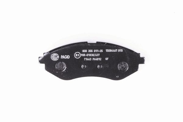 Brake Pad Set, disc brake - 8DB 355 011-251 HELLA