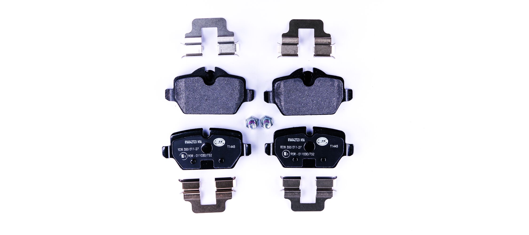 Brake Pad Set, disc brake - 8DB 355 011-271 HELLA