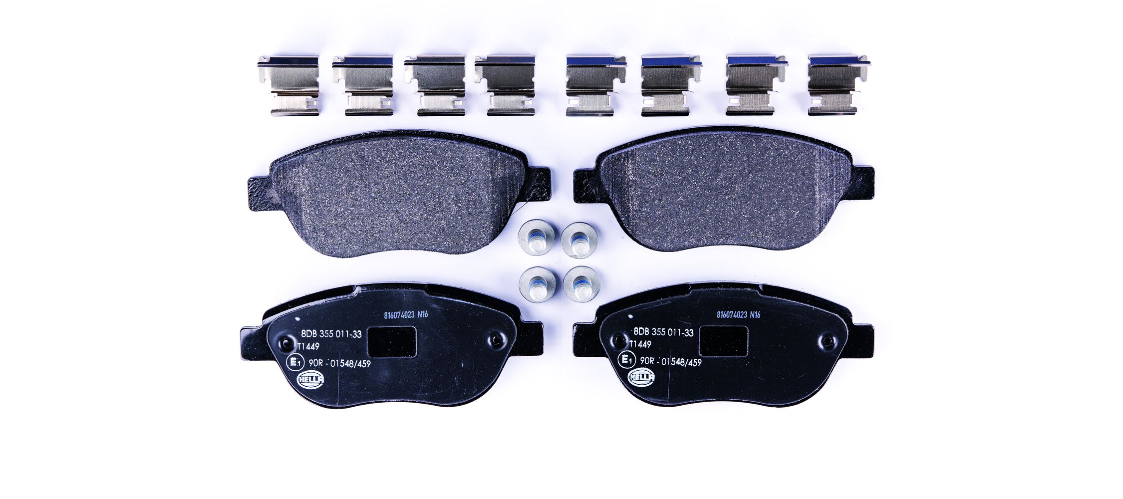 Brake Pad Set, disc brake - 8DB 355 011-331 HELLA
