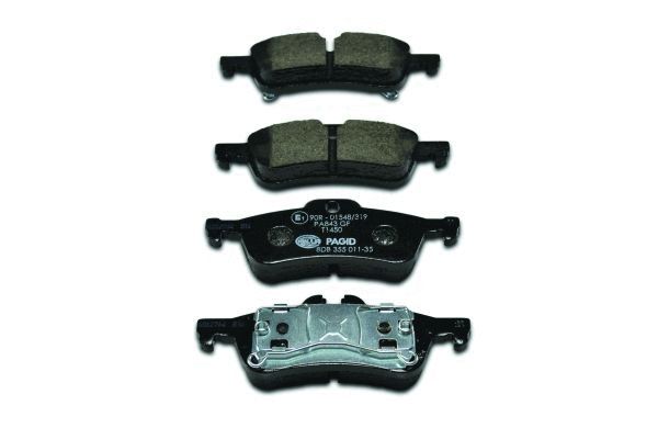 Brake Pad Set, disc brake - 8DB 355 011-351 HELLA