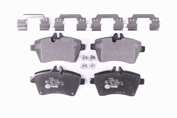 Kit pastiglie freno, Freno a disco - 8DB 355 011-381 HELLA