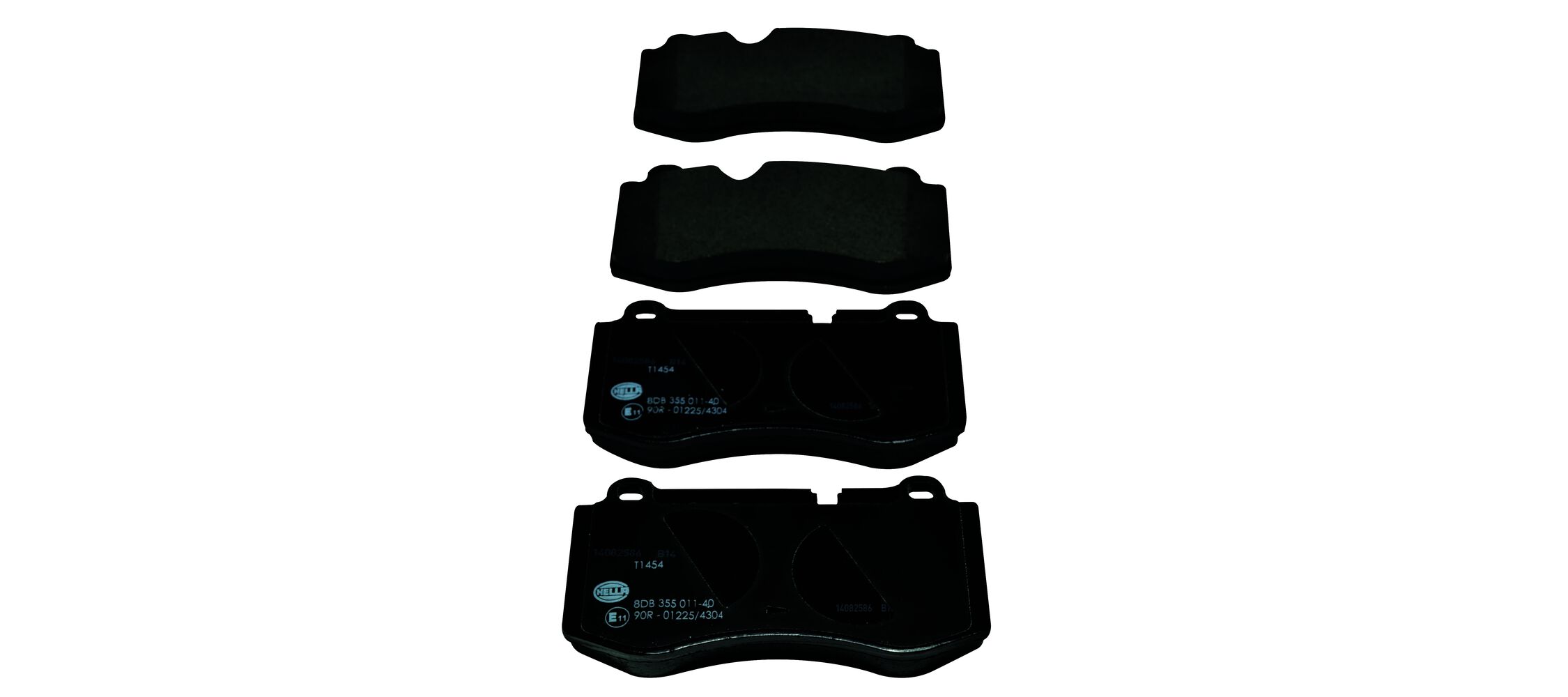 Kit pastiglie freno, Freno a disco - 8DB 355 011-401 HELLA