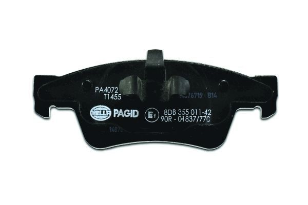 Brake Pad Set, disc brake - 8DB 355 011-421 HELLA