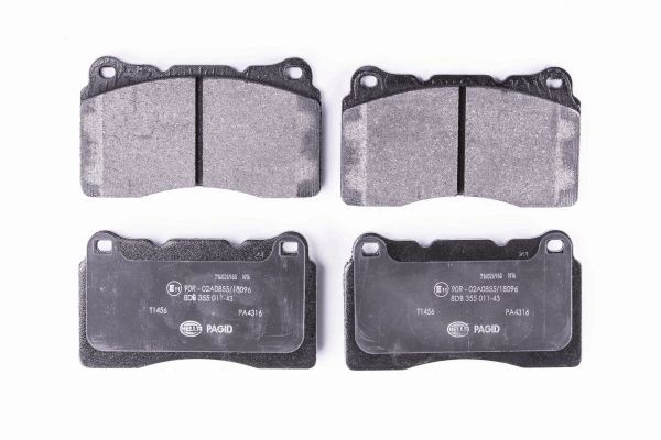 Kit pastiglie freno, Freno a disco - 8DB 355 011-431 HELLA