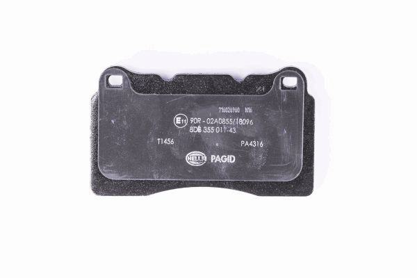 Kit pastiglie freno, Freno a disco - 8DB 355 011-431 HELLA