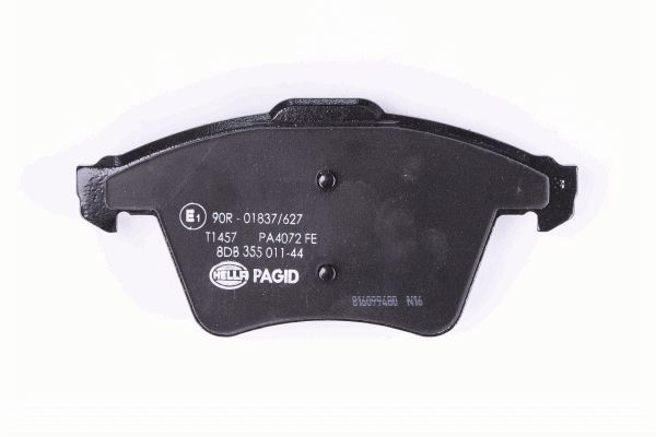 Brake Pad Set, disc brake - 8DB 355 011-441 HELLA