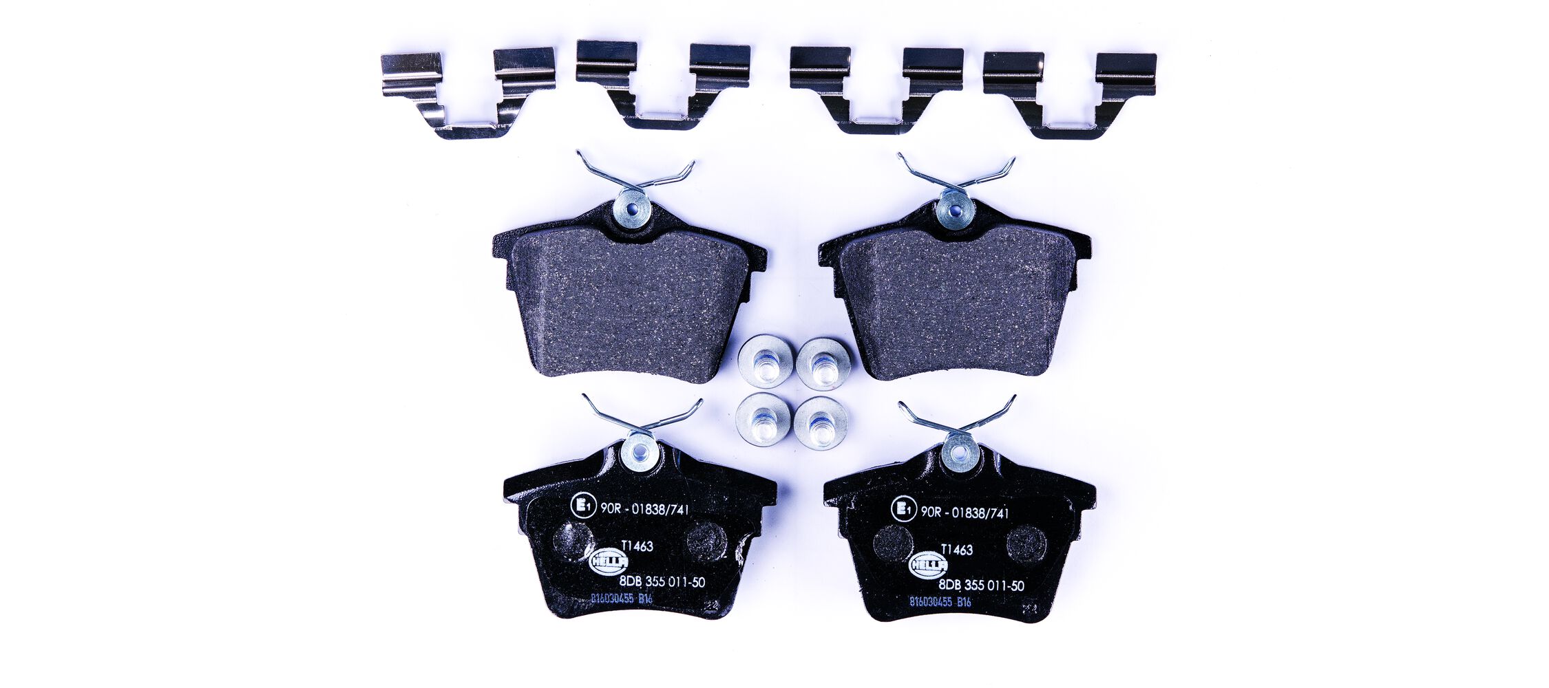 Kit pastiglie freno, Freno a disco - 8DB 355 011-501 HELLA