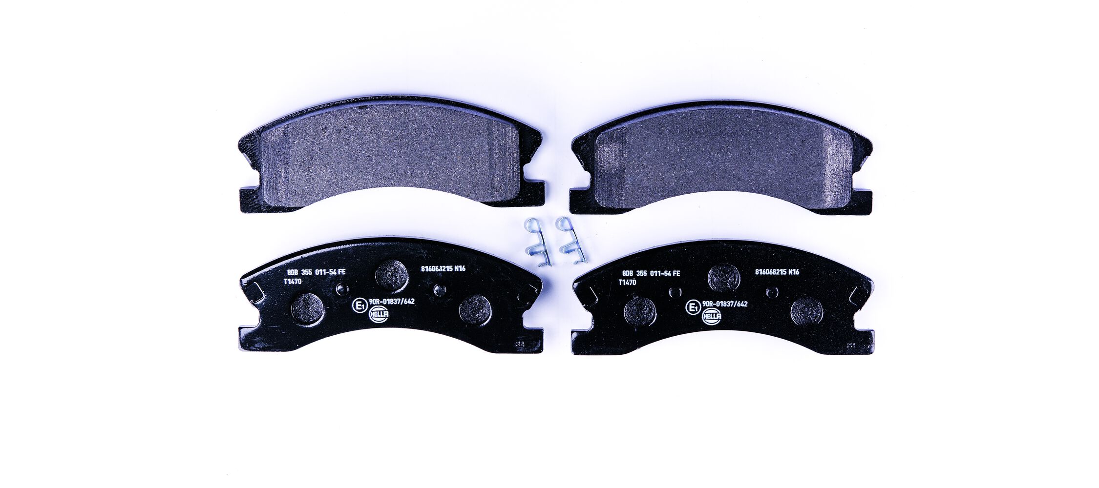 Bremsbelagsatz, Scheibenbremse - 8DB 355 011-541 HELLA