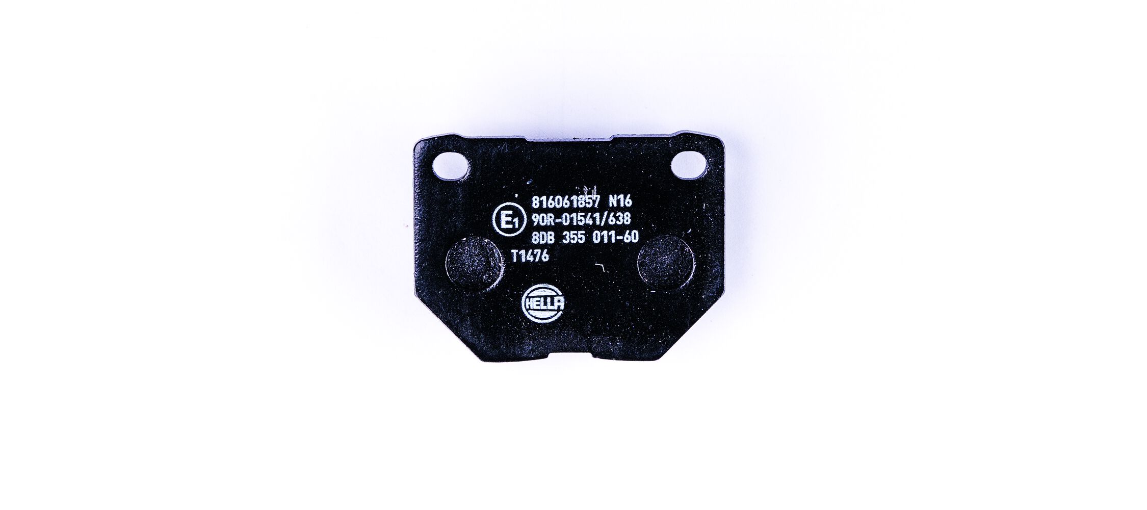 Brake Pad Set, disc brake - 8DB 355 011-601 HELLA