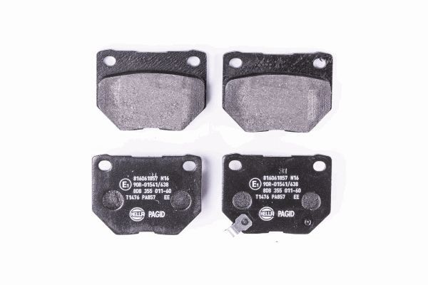 Brake Pad Set, disc brake - 8DB 355 011-601 HELLA
