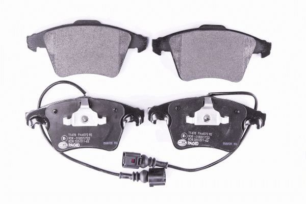 Brake Pad Set, disc brake - 8DB 355 011-621 HELLA