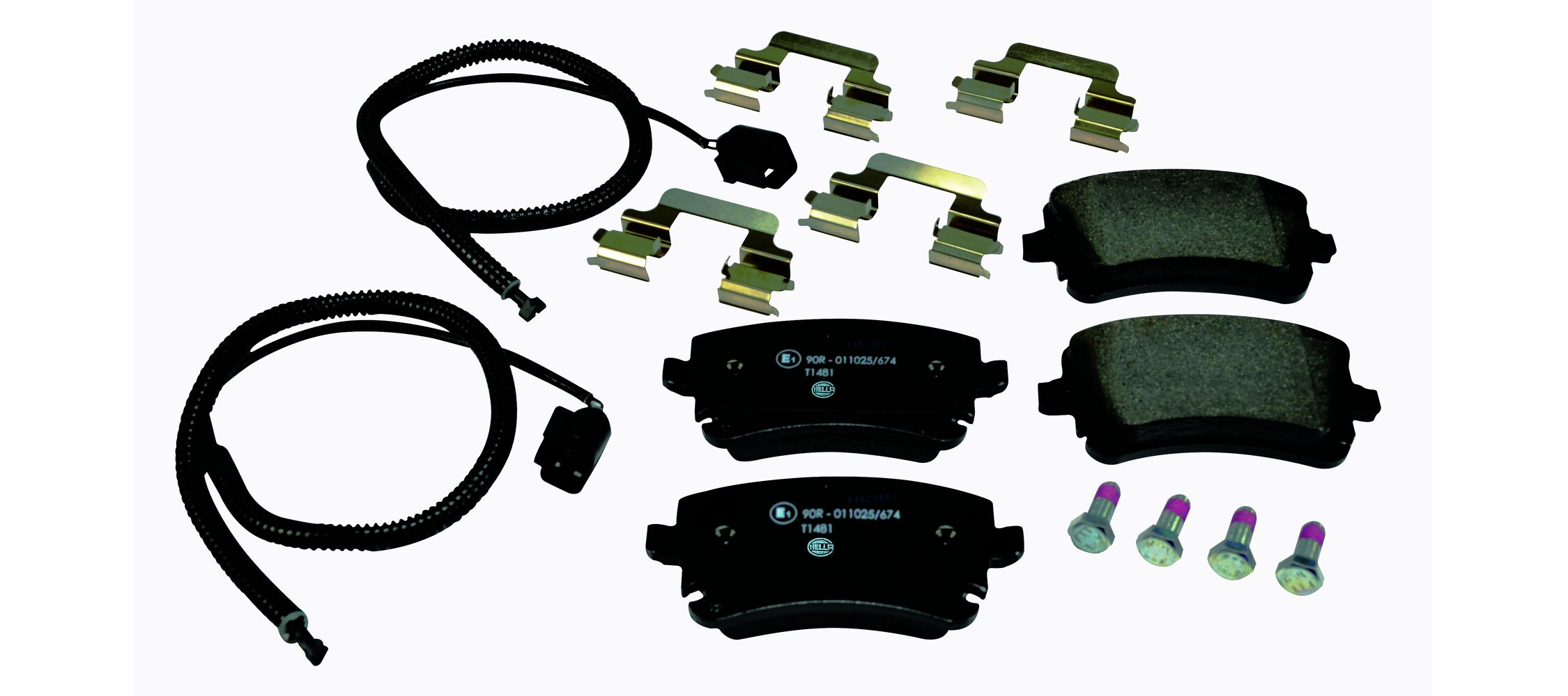 Kit pastiglie freno, Freno a disco - 8DB 355 011-641 HELLA