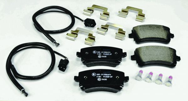 Brake Pad Set, disc brake - 8DB 355 011-641 HELLA