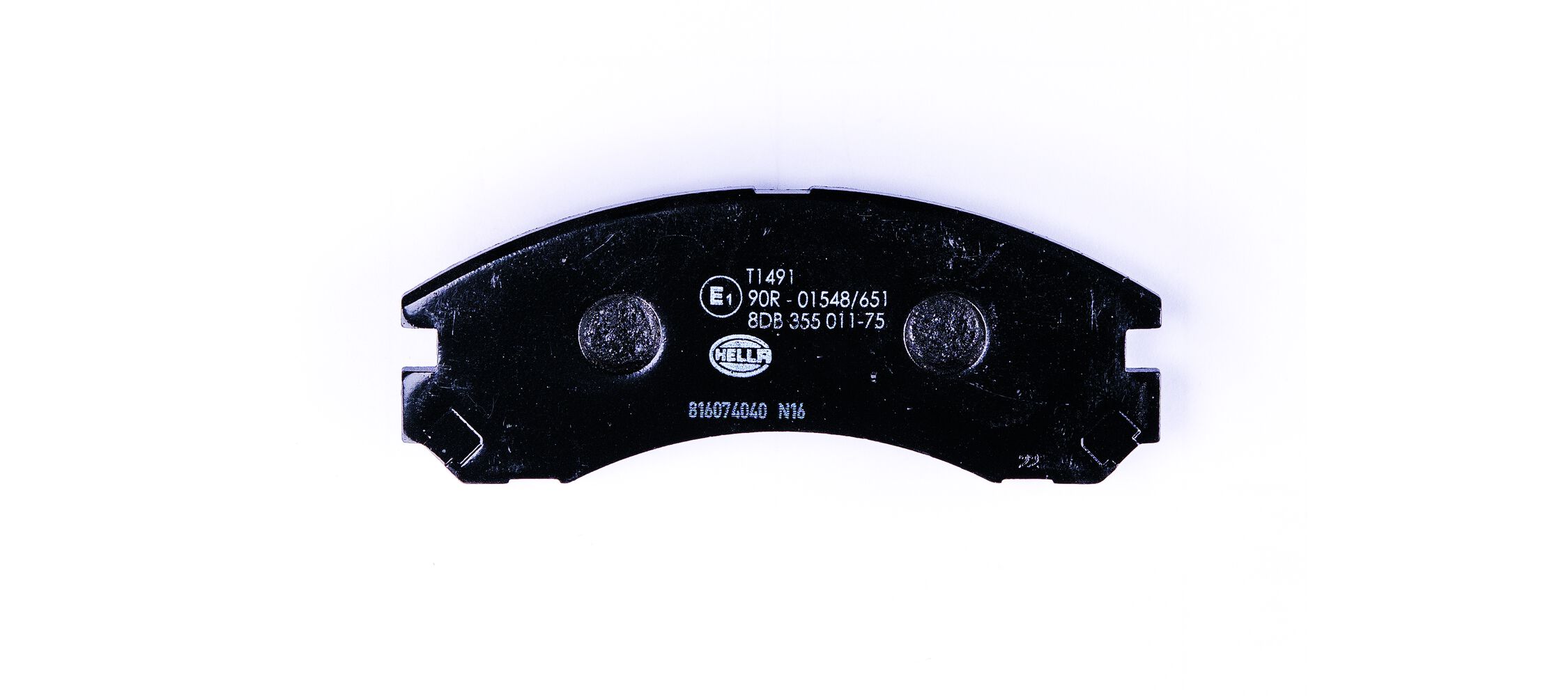 Brake Pad Set, disc brake - 8DB 355 011-751 HELLA